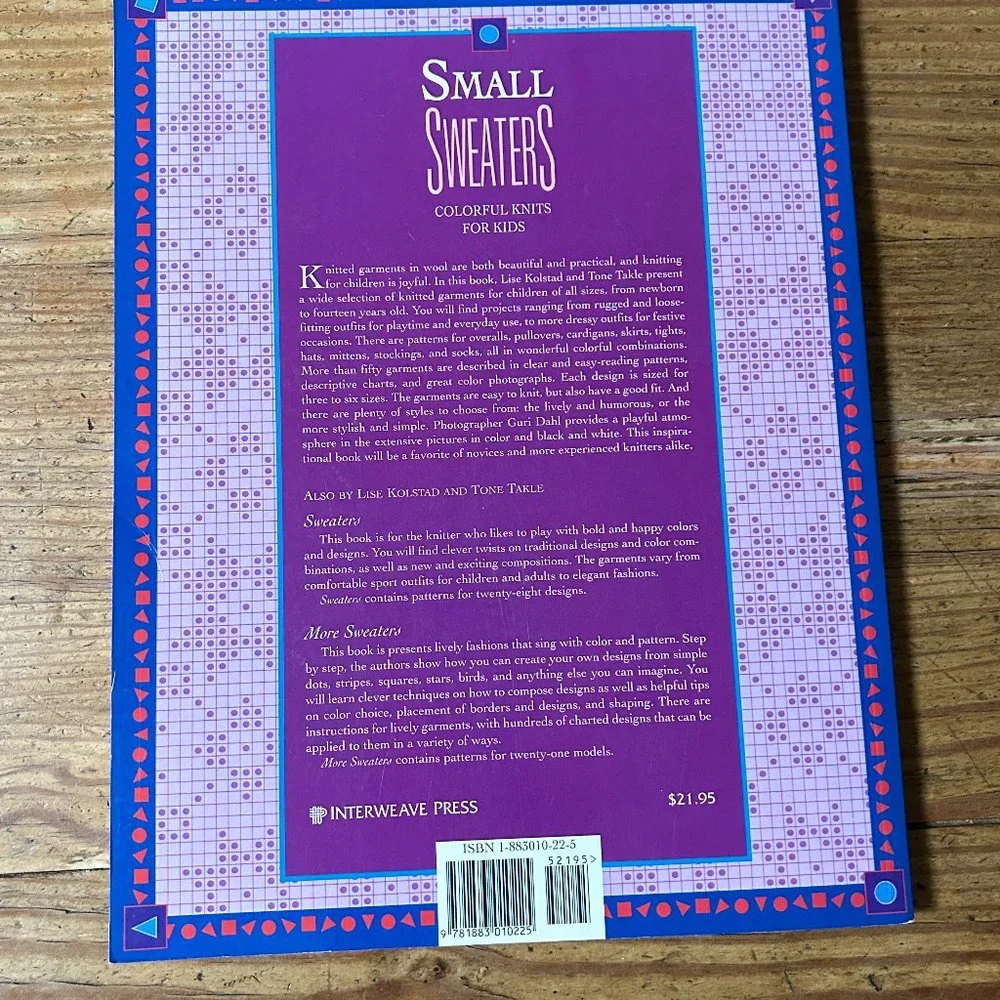 Small Sweaters Pattern Book